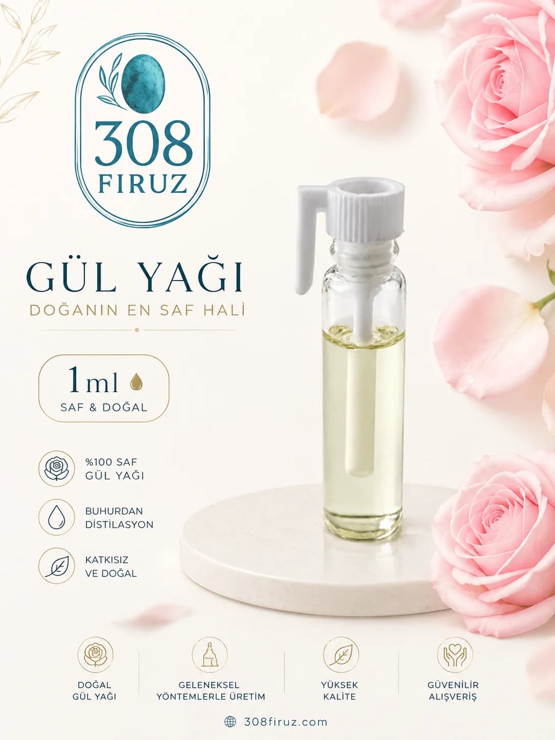 Təbii Gül Yağı